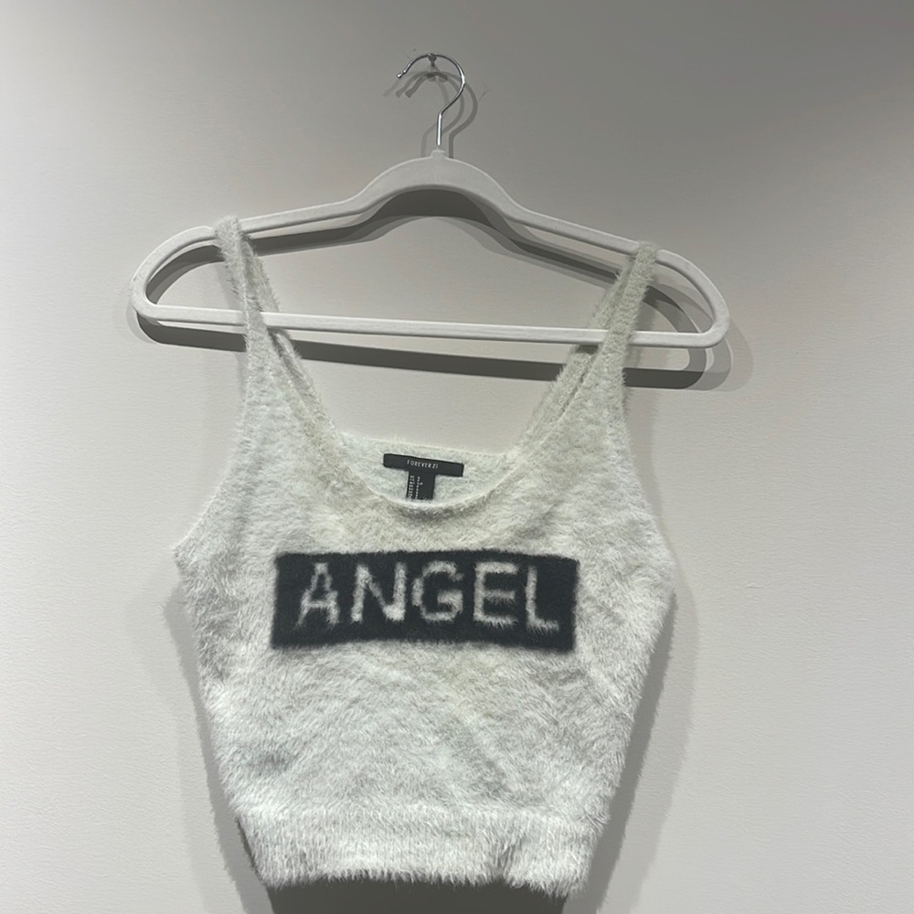 Vintage Forever 21 Fuzzy Angel Camisole
